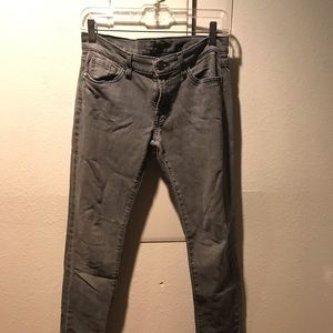 7 for all man kind grey skinny jeans